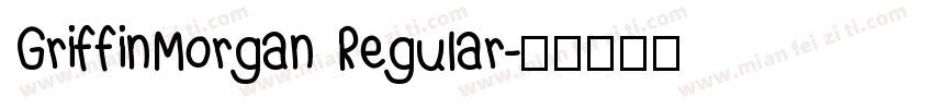 GriffinMorgan Regular字体转换